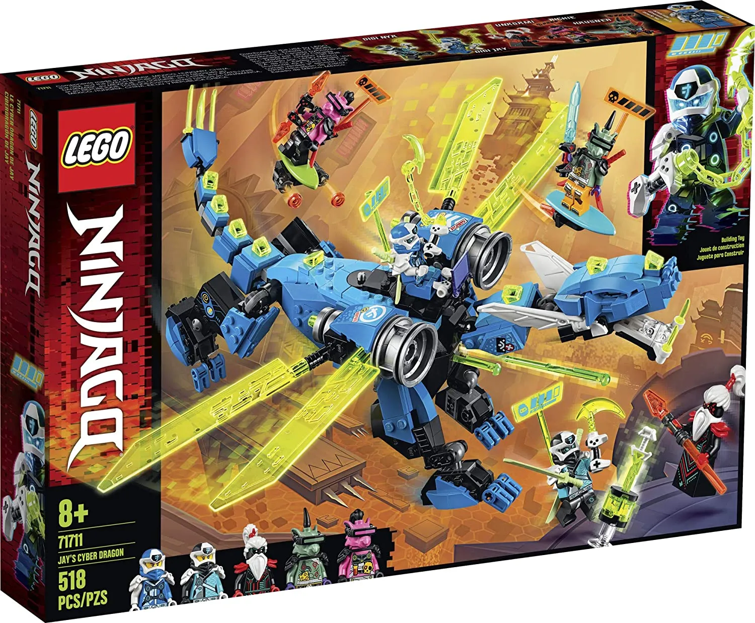 71711 LEGO® Ninjago Jay's Cyber Dragon