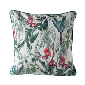 Aruba Outdoor Indoor Tropical Leaf Cushion 45x45cm