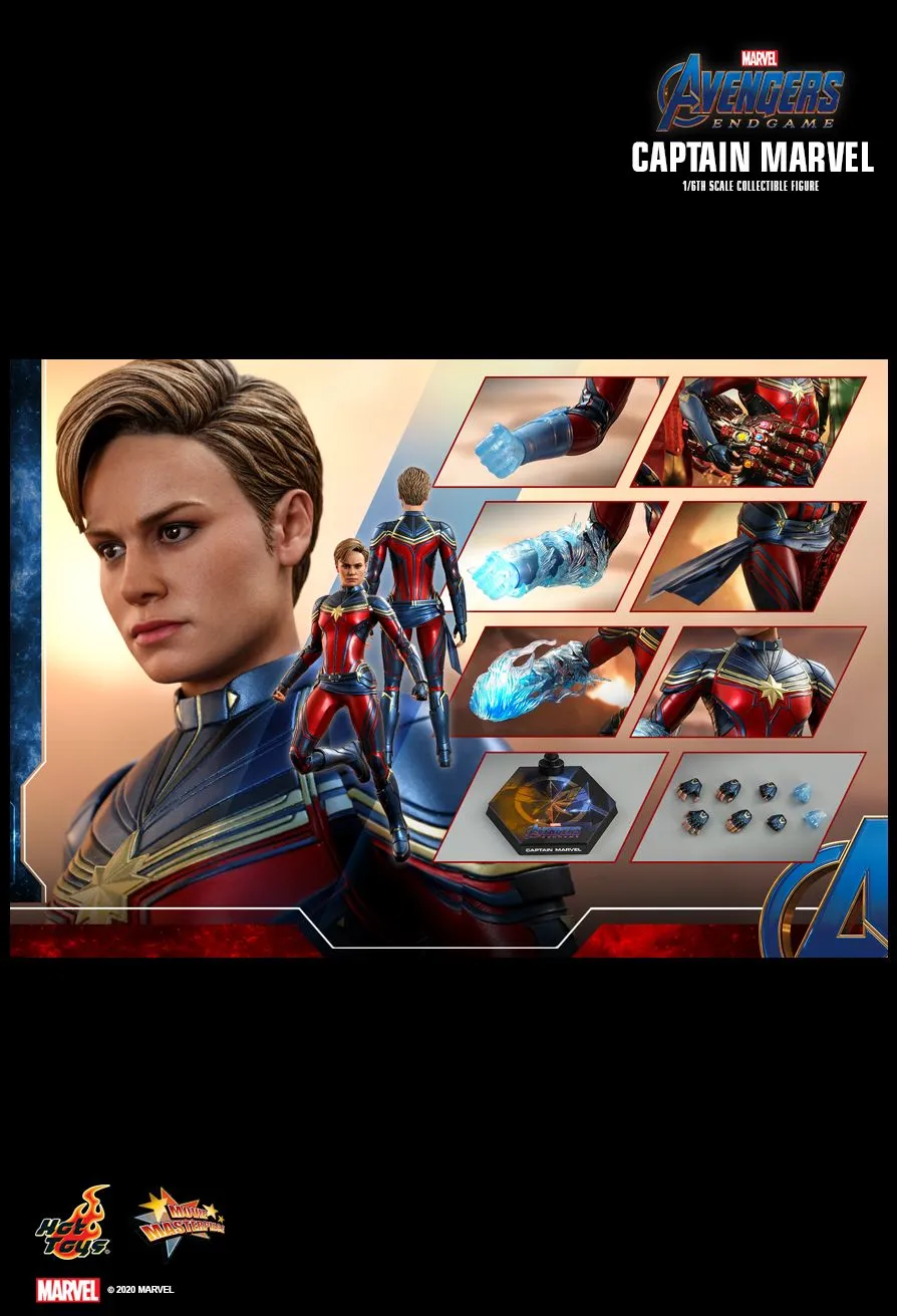 Avengers Endgame Captain Marvel - Female Blue Energy Hand Set