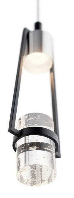 Ayse 4 in. LED Pendant Light Black Finish