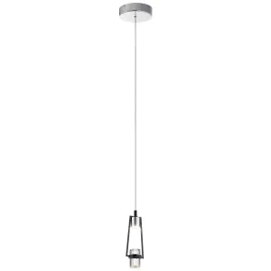 Ayse 4 in. LED Pendant Light Black Finish