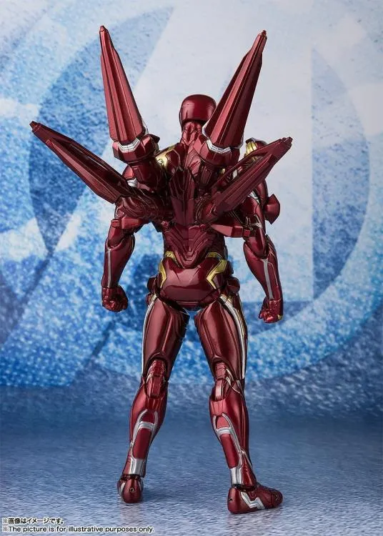 Bandai S.H. Figuarts Avengers: Endgame Iron Man Mark L MK50 With Nano Weapon Set #2 Action Figure