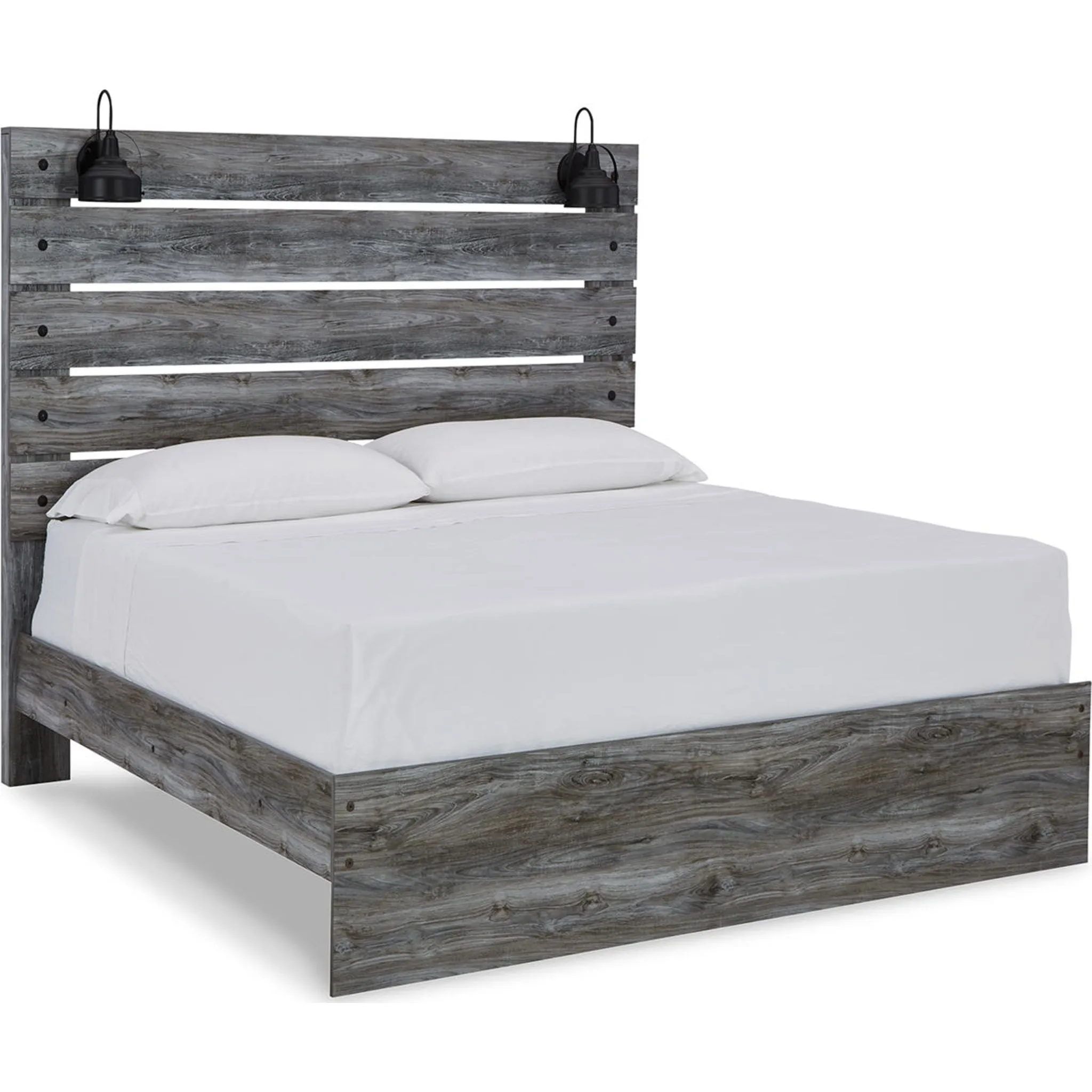 Baystorm Queen Panel Bed - Gray