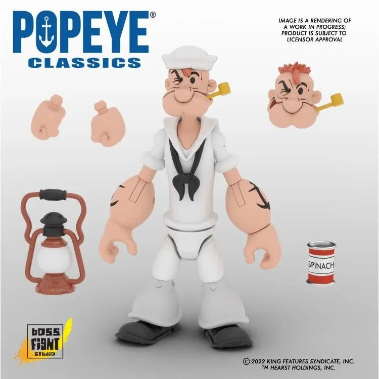 Boss Fight Studios Popeye Classics Popeye (White Sailor Suit)