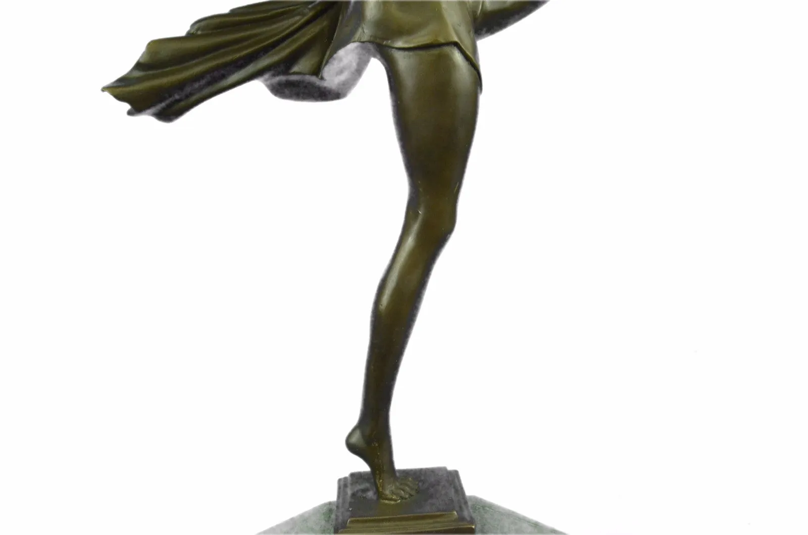 BRONZE ART DECO AMAZON SIGNED WOMAN GIRL FEMALE WARRIOR HOT CAST SCULPTURE SALE