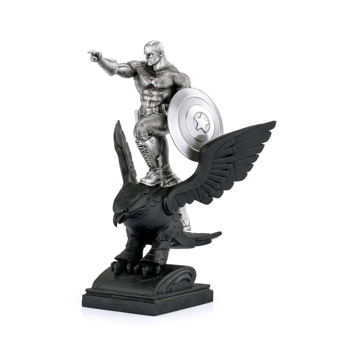 Captain America Resolute Limited Edition Metal Figurine by Royal Selangor