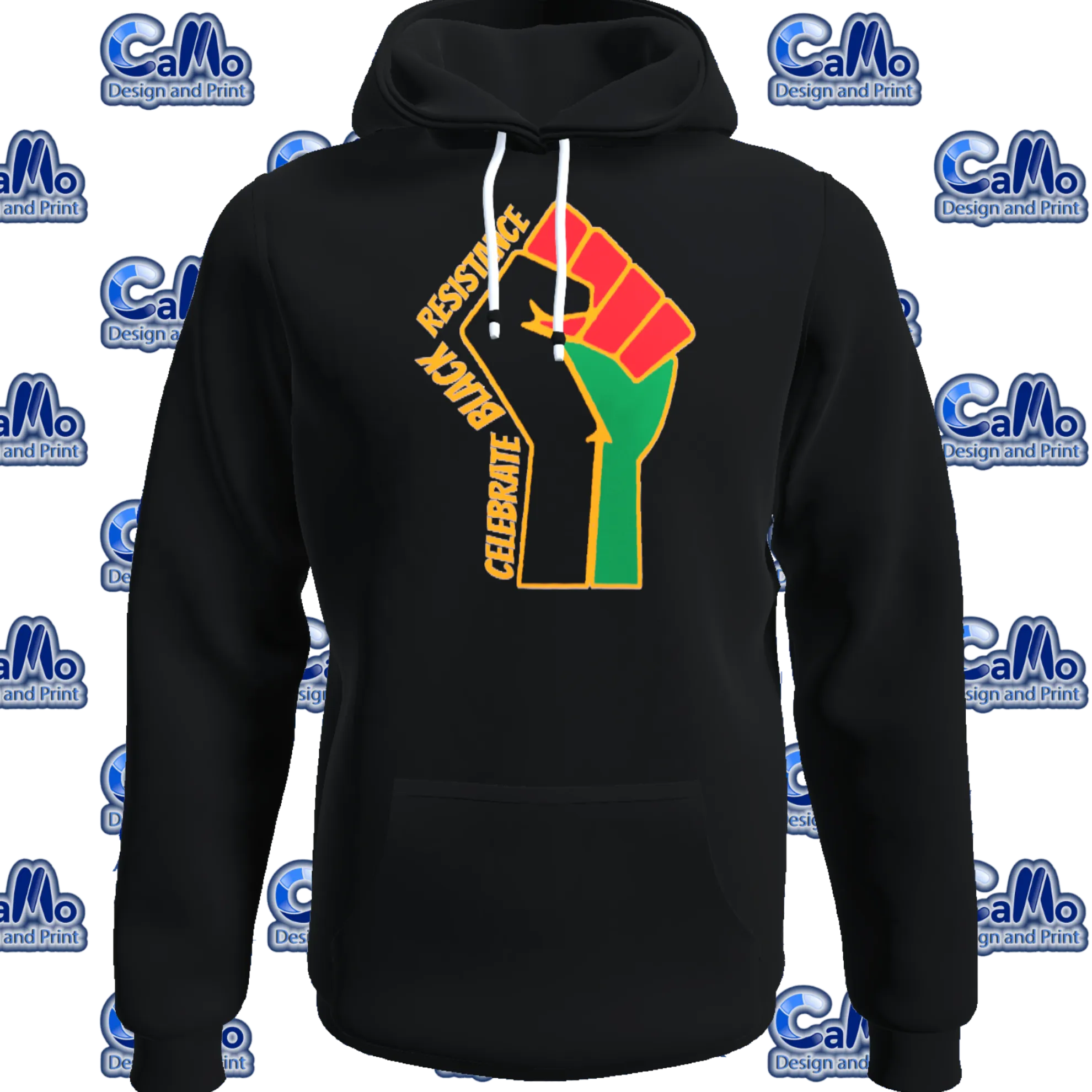 Celebrate Black Resistance Power Fist Hoodie