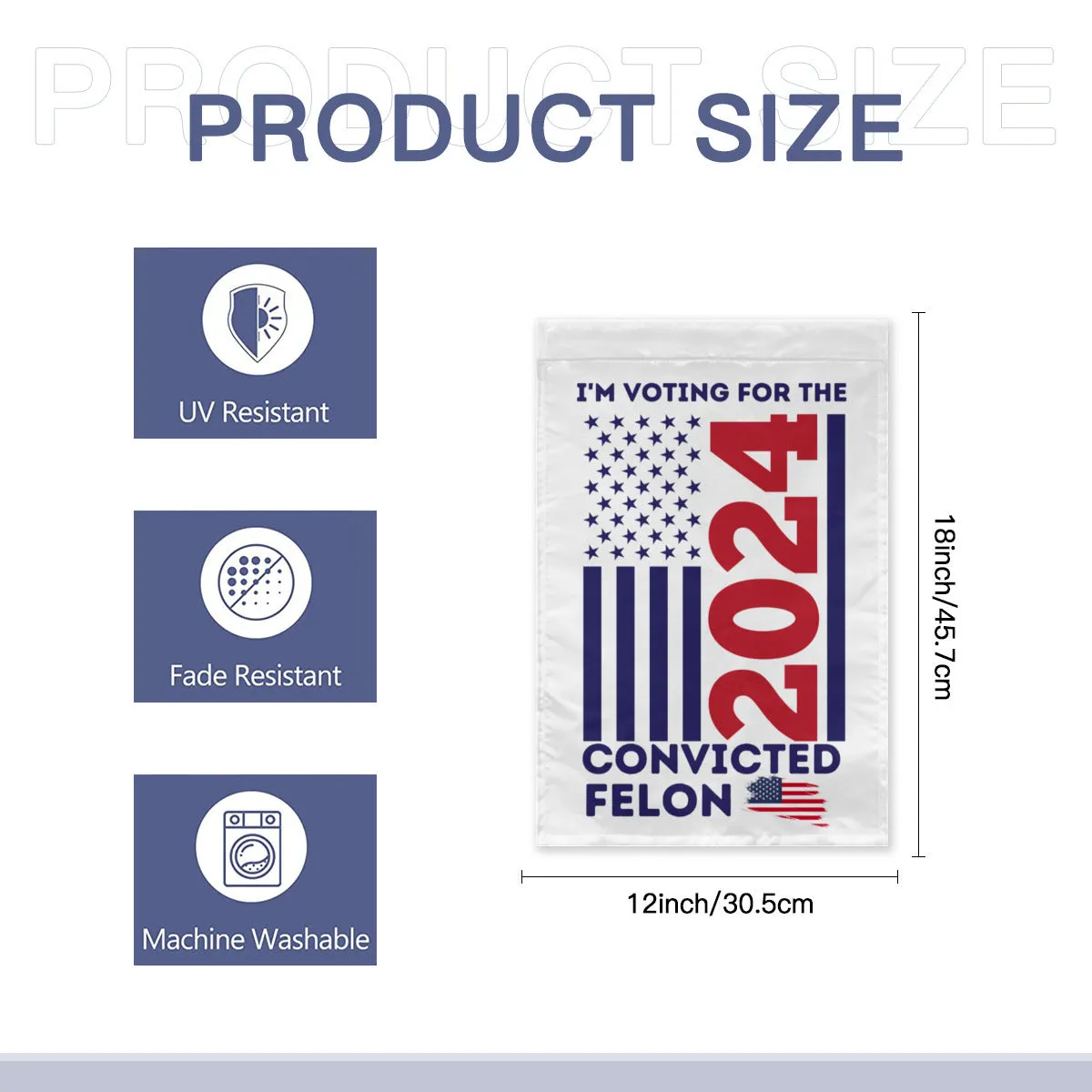 Convicted Felon | Yard flag