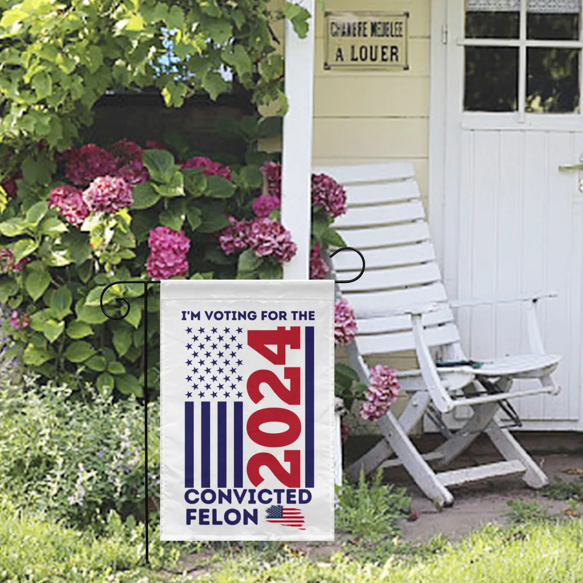 Convicted Felon | Yard flag