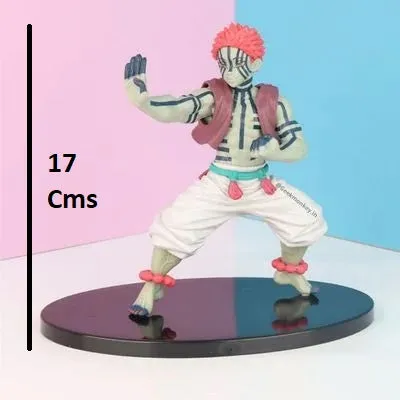 Demon Slayer | Akaza Fighting Stance Anime Action Figure | Upper Moon Rank 2 | 17 Cms |