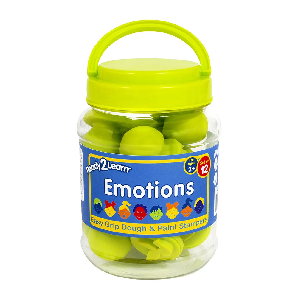 Easy Grip Stampers with Emotional Facial Expressions