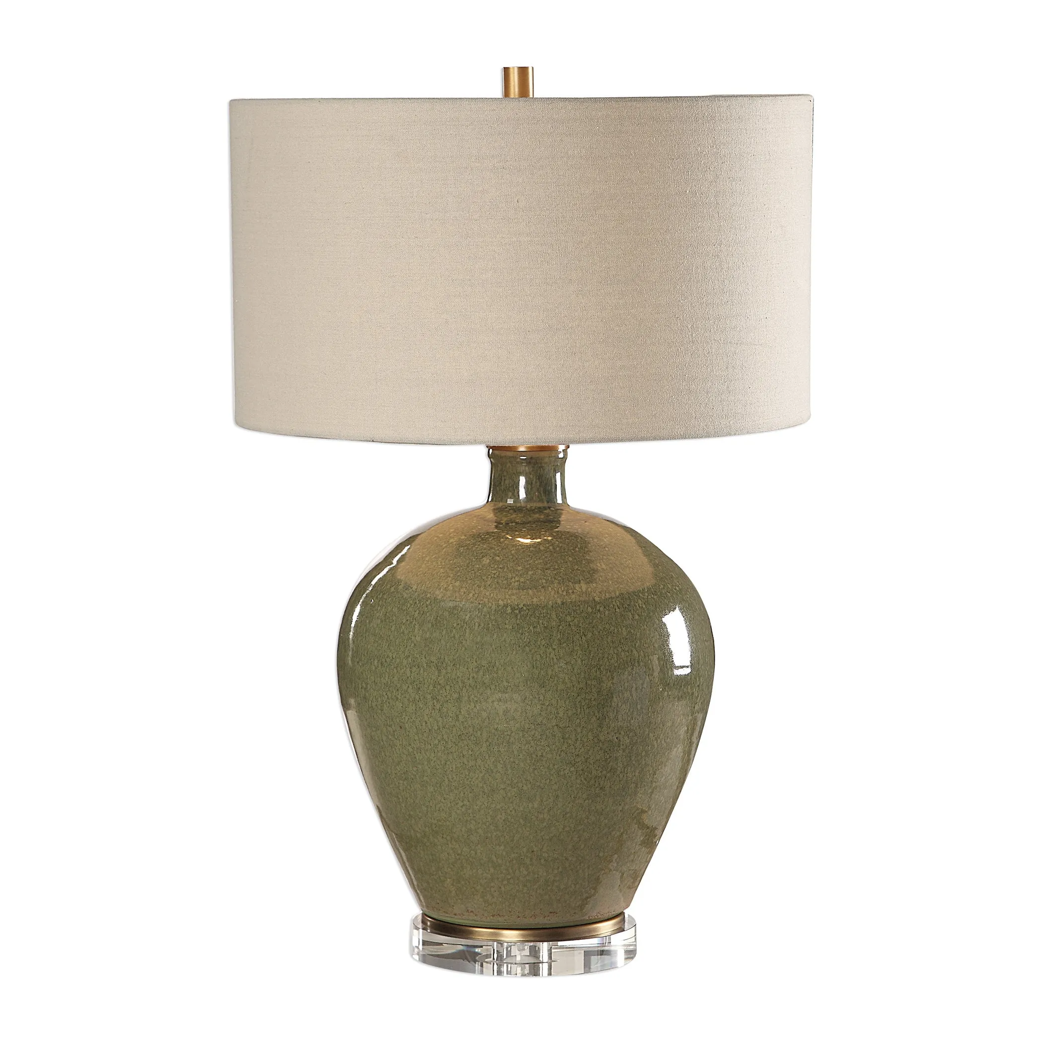 Elva Emerald Table Lamp