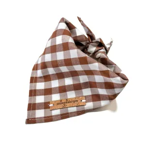 Golden Harvest Check Bandana