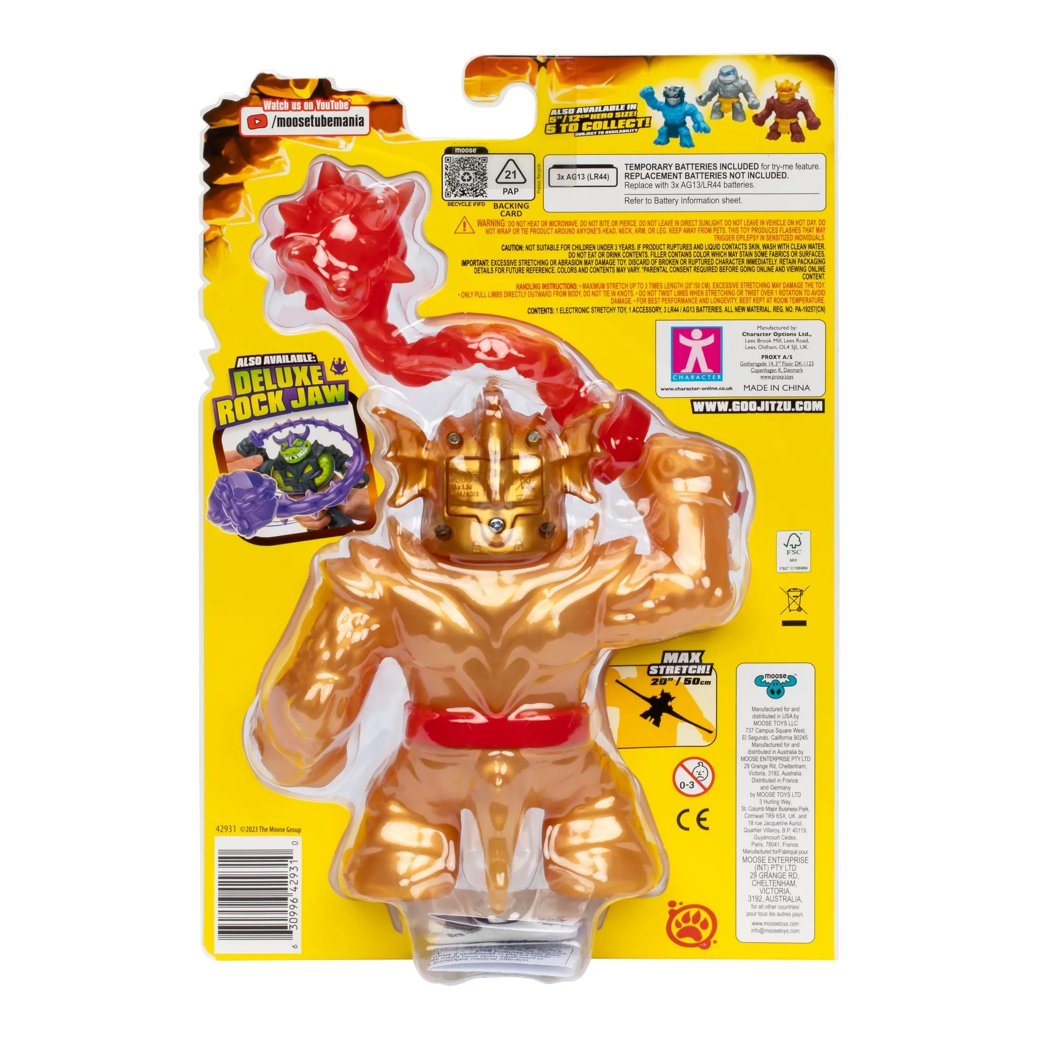 Heroes Of Goo Jit Zu Stretch Strikers S11 Deluxe Hero Pack - Blazagon