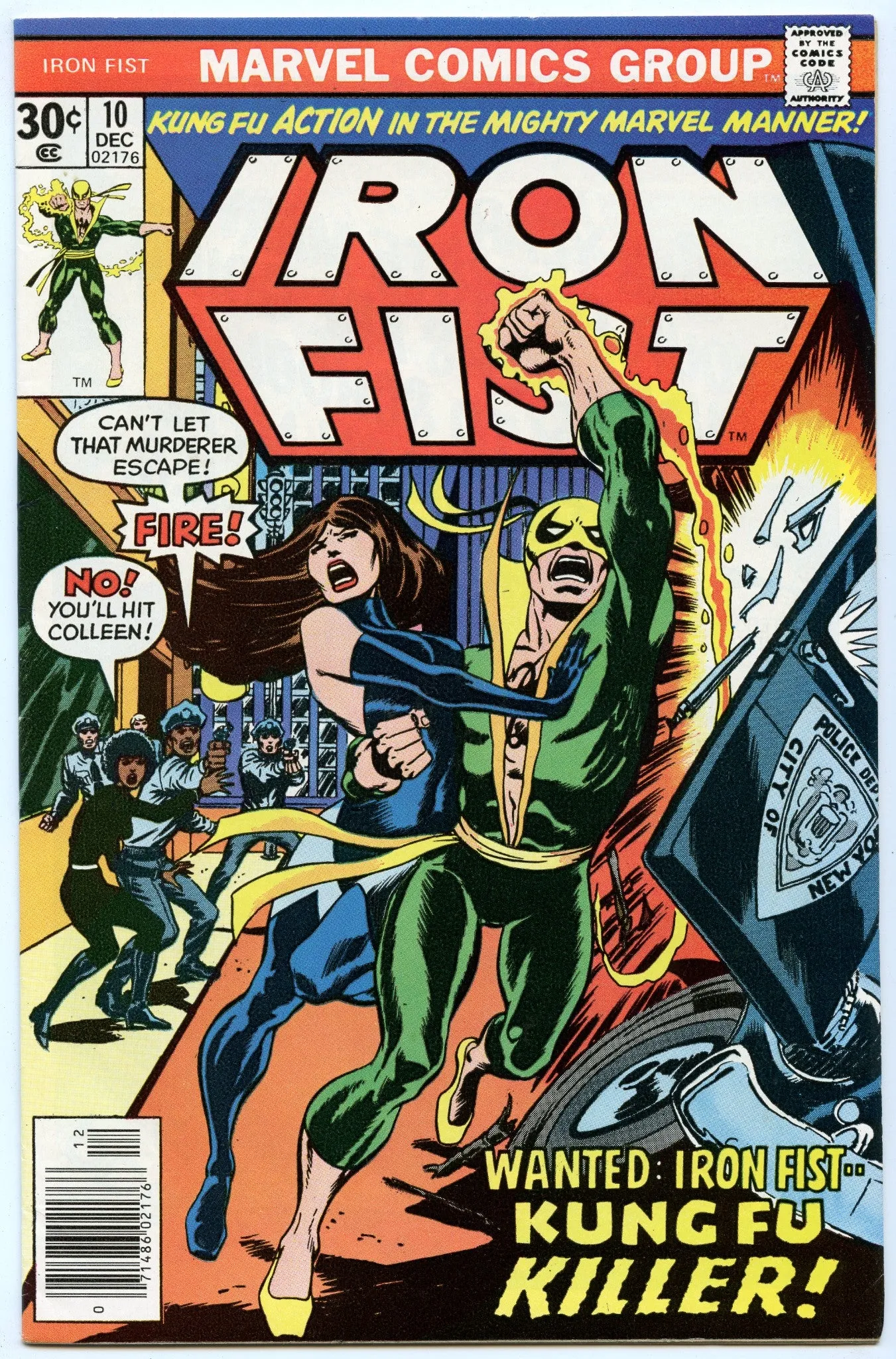 Iron Fist 10 (Dec 1976) VF- (7.5)