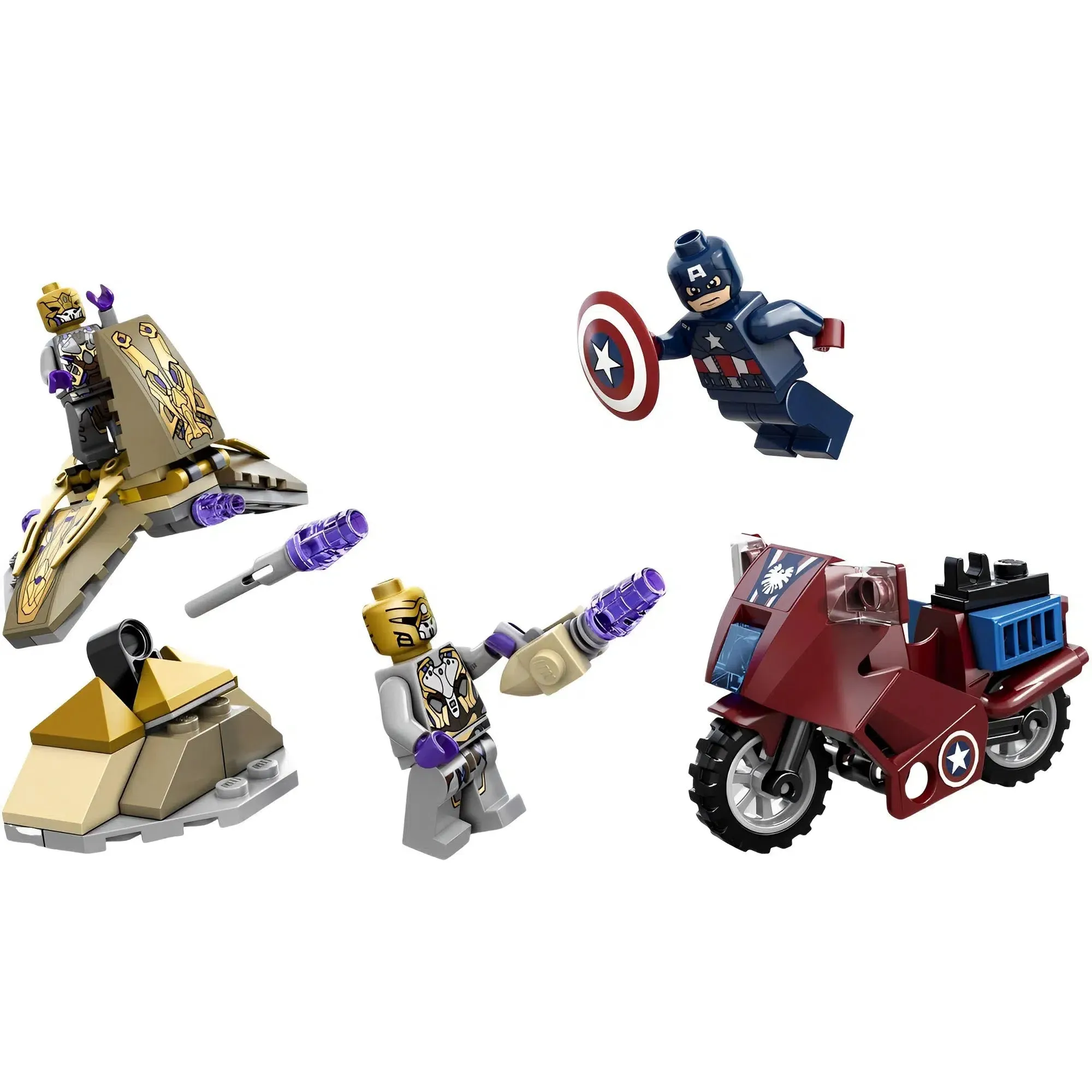 LEGO [Marvel Super Heroes] - Captain America's Avenging Cycle Building Set - The Avengers Series (6865)