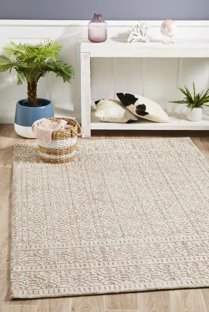 Levi Gloria Peach Ivory Rug