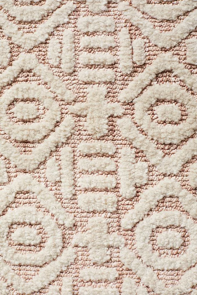 Levi Gloria Peach Ivory Rug