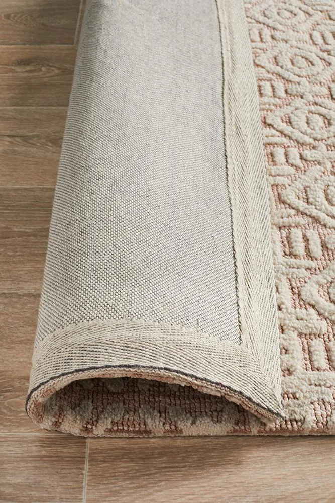 Levi Gloria Peach Ivory Rug