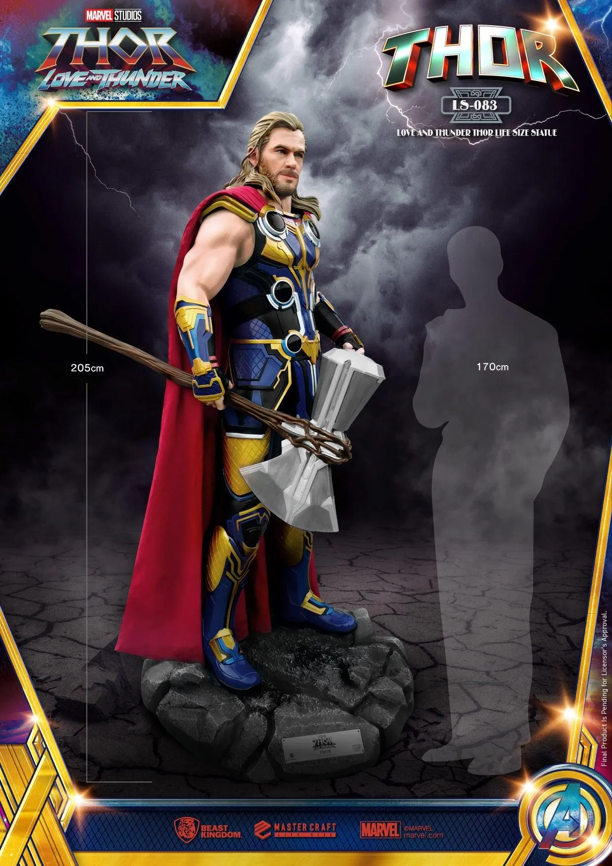 Love and Thunder Thor Life Size Statue