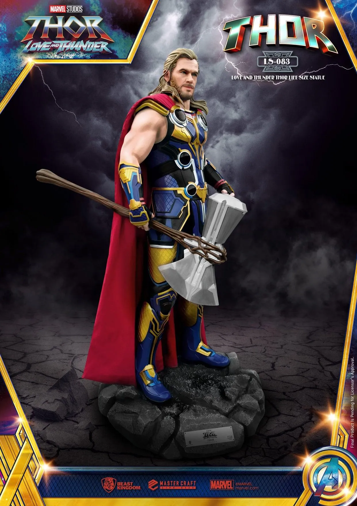 Love and Thunder Thor Life Size Statue