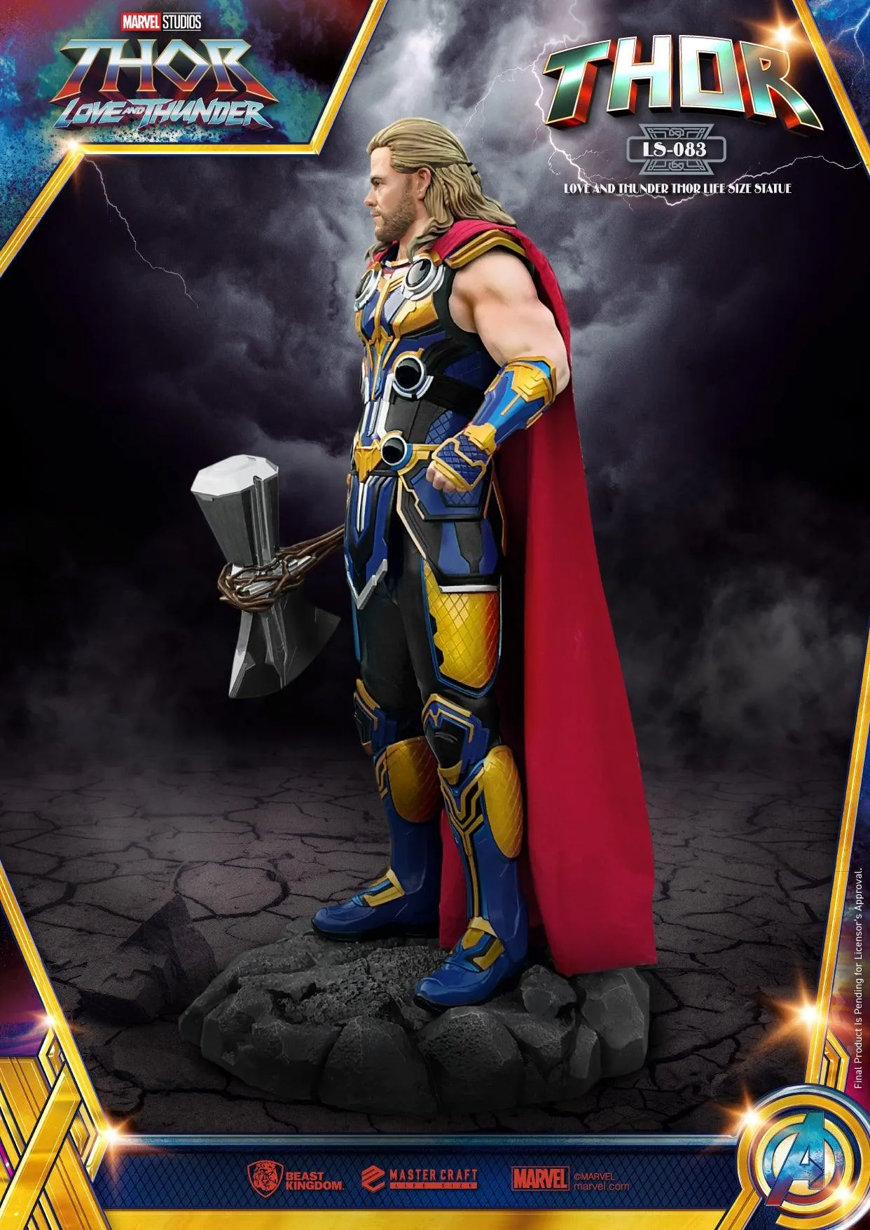 Love and Thunder Thor Life Size Statue