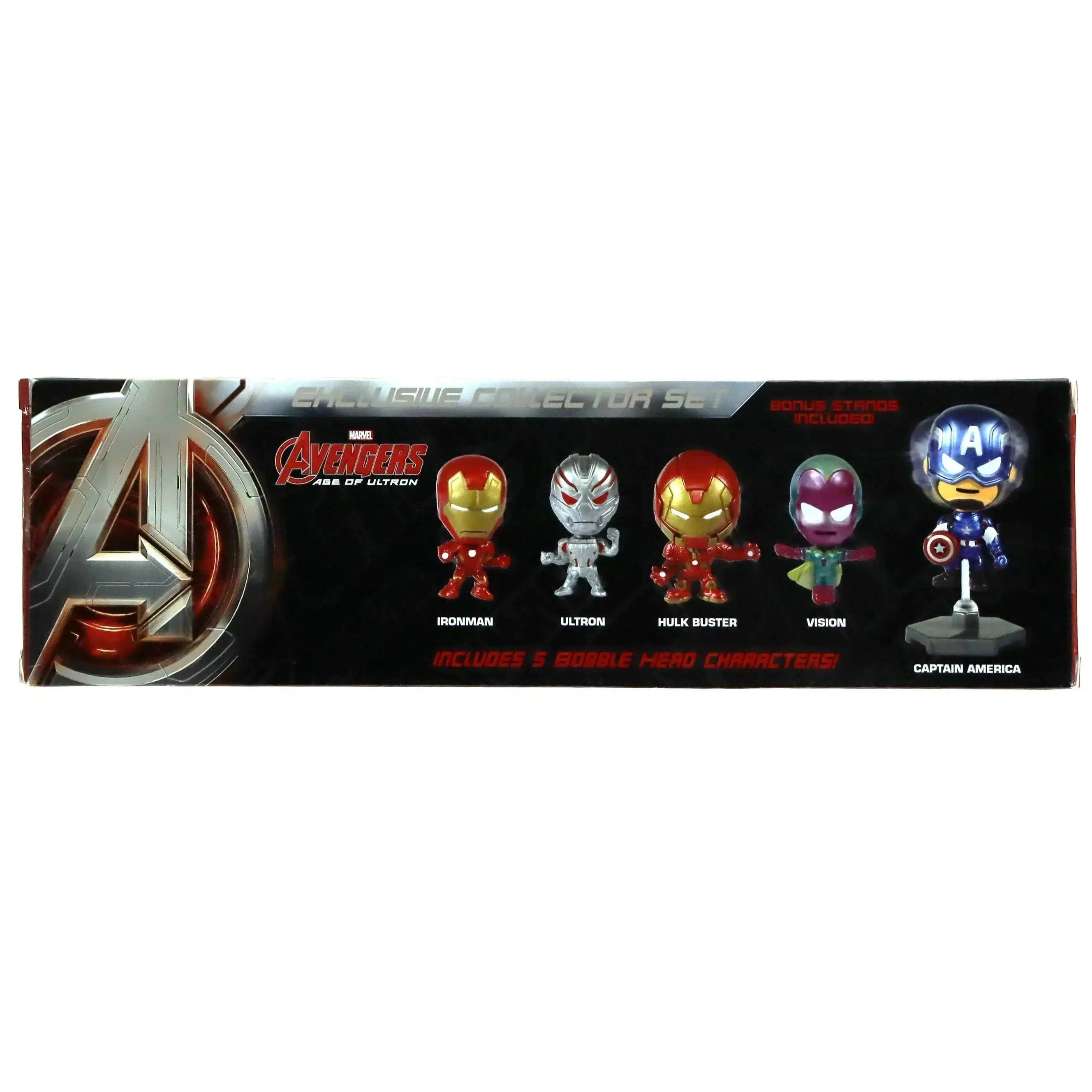 Marvel Avengers: Age of Ultron - Superhero Bobble Head Mini Figures Collector Set - Blip Toys - San Diego Comic-Con 2015 (SDCC) Exclusive