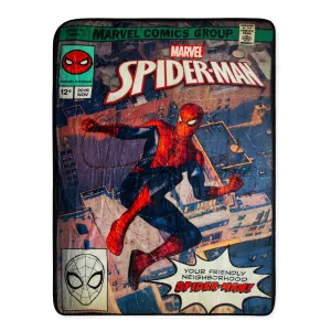 Marvel Comics Friendly Neighborhood Spider-Man Throw Blanket | 45 x 60 Inches