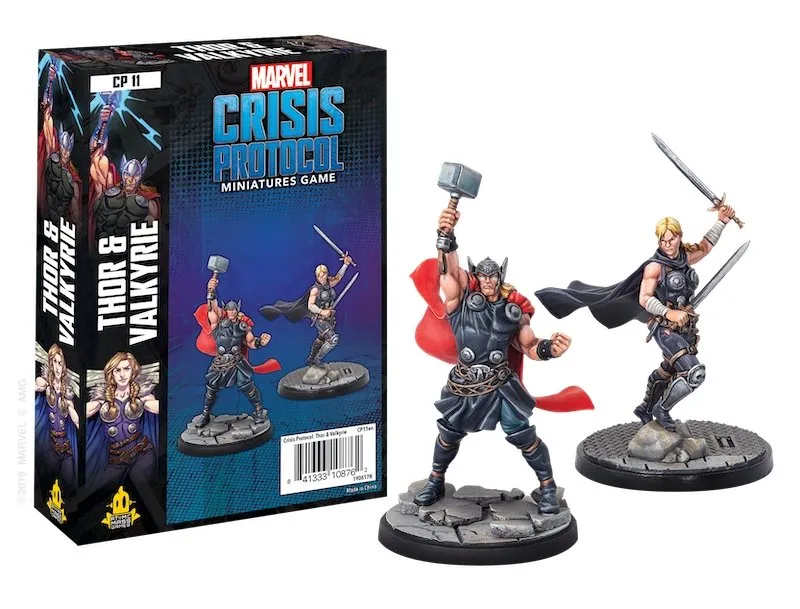 Marvel Crisis Protocol Thor and Valkyrie Character Pack