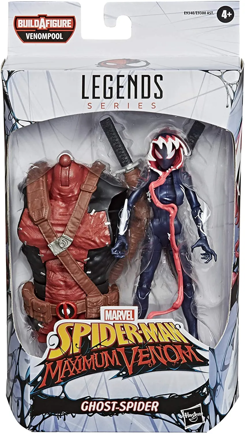 Marvel Legends - Venompool BAF - Spider-Man Maximum Venom - Ghost-Spider Action Figure (E9340) LAST ONE!