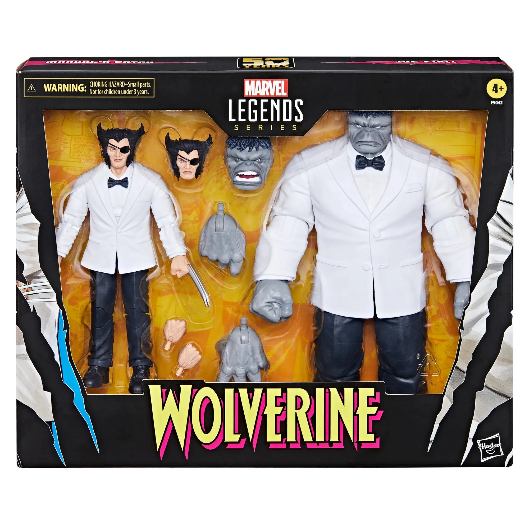 Marvel Legends - Wolverine 50th Anniversary - Marvel\'s Patch and Joe Fixit Action Figures (F9042) LOW STOCK