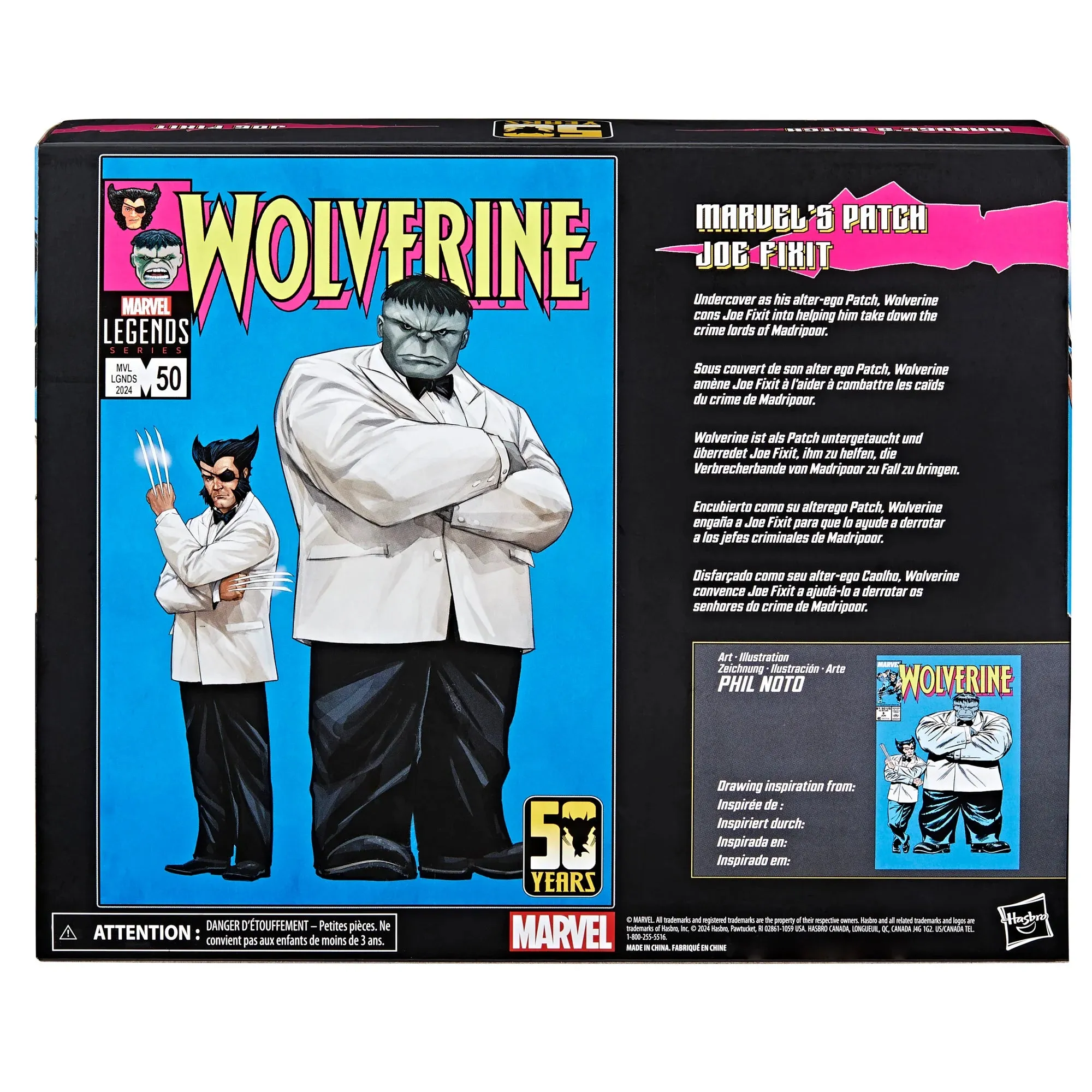 Marvel Legends - Wolverine 50th Anniversary - Marvel\'s Patch and Joe Fixit Action Figures (F9042) LOW STOCK