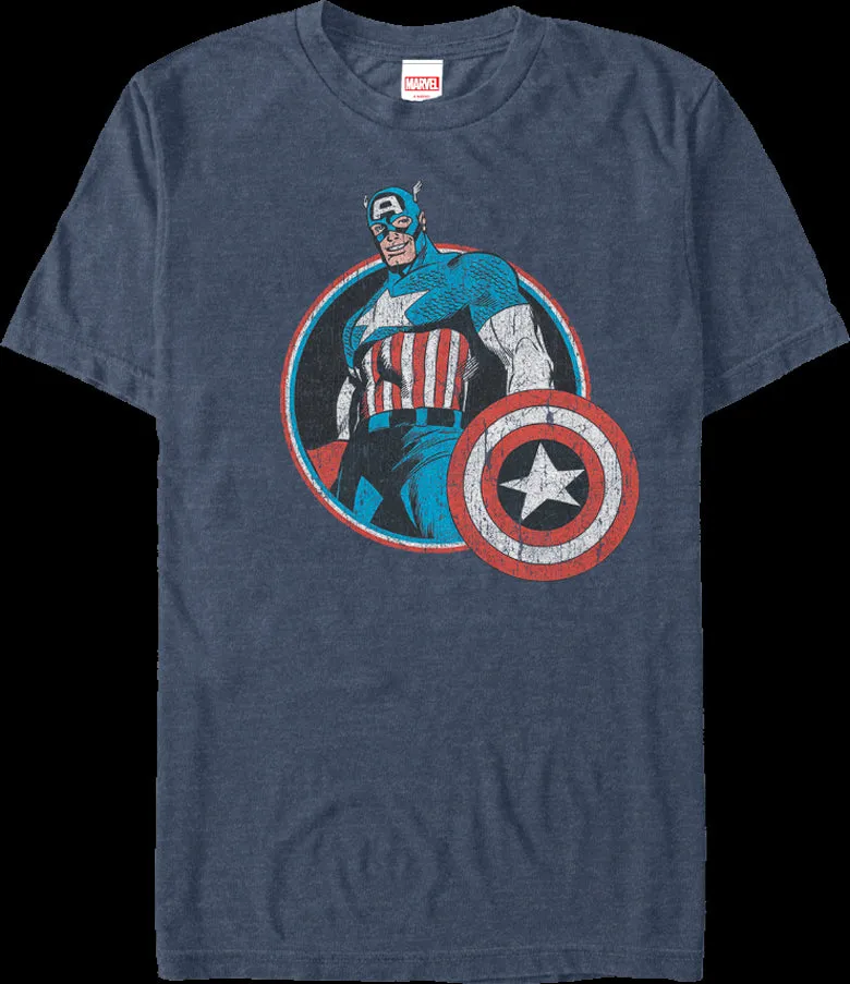 Marvel Retro Captain America T-Shirt