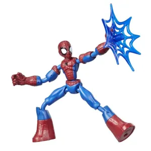 Marvel Spider-Man Bend and Flex, 6-Inch Flexible Action Figure, Includes Web Accessory, Ages 6 And Up