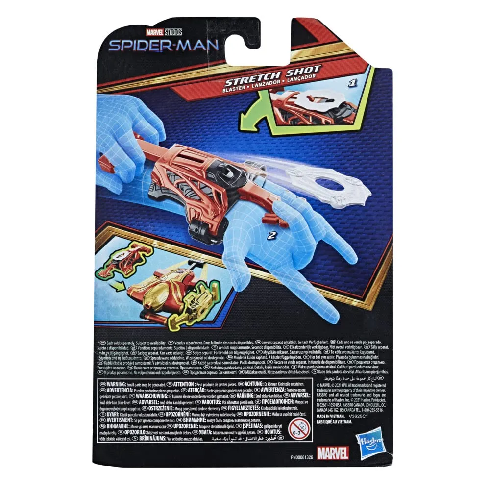 Marvel Spider-Man Stretch Shot Blaster Role Play Toy for Kids Ages 5 and Up