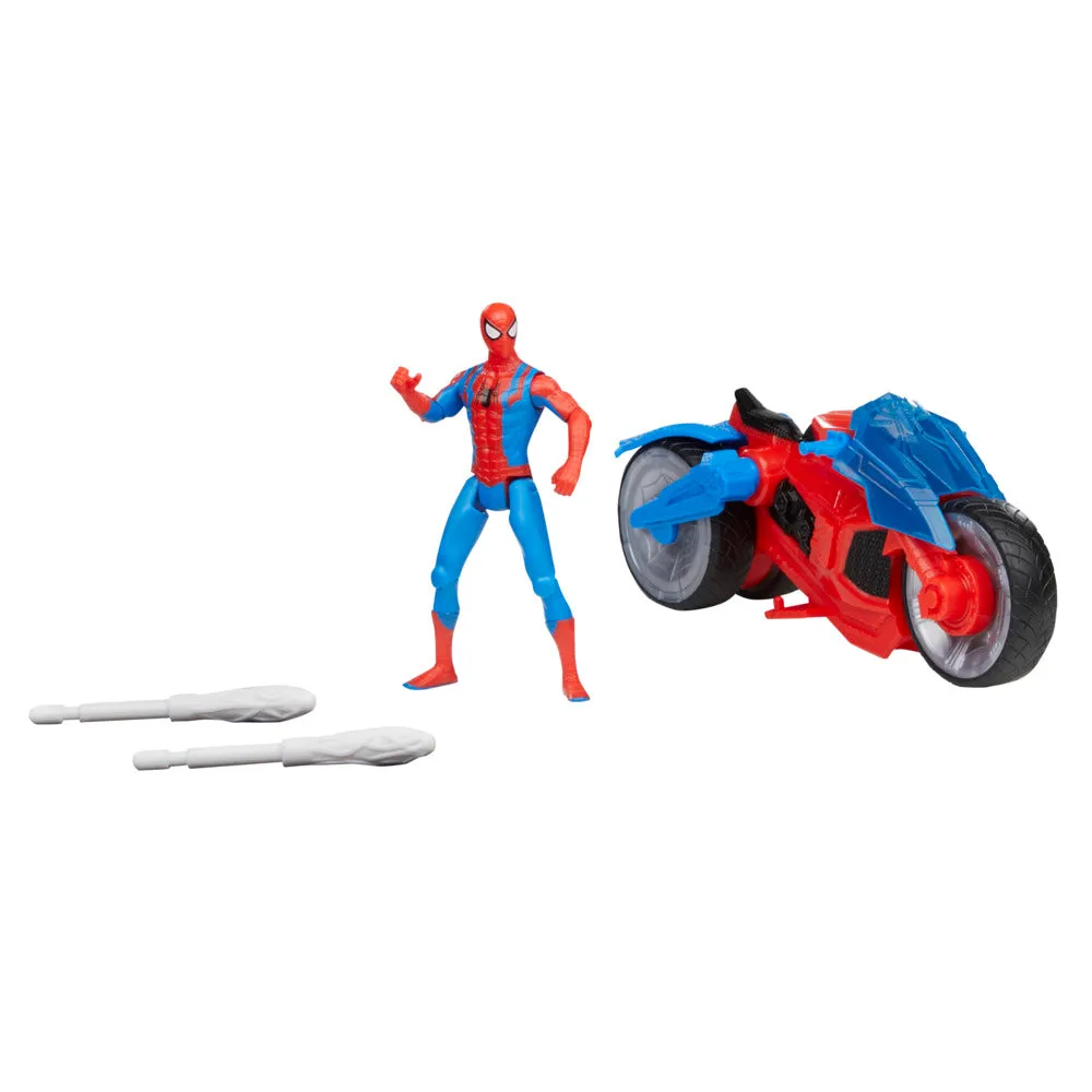 Marvel Spider-Man Vehicle And Figure Web Blast Cycle