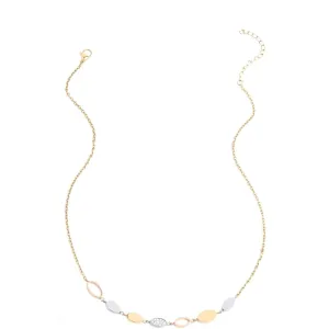 Metal Noncommittal Tricolor Necklace by Made for Freedom