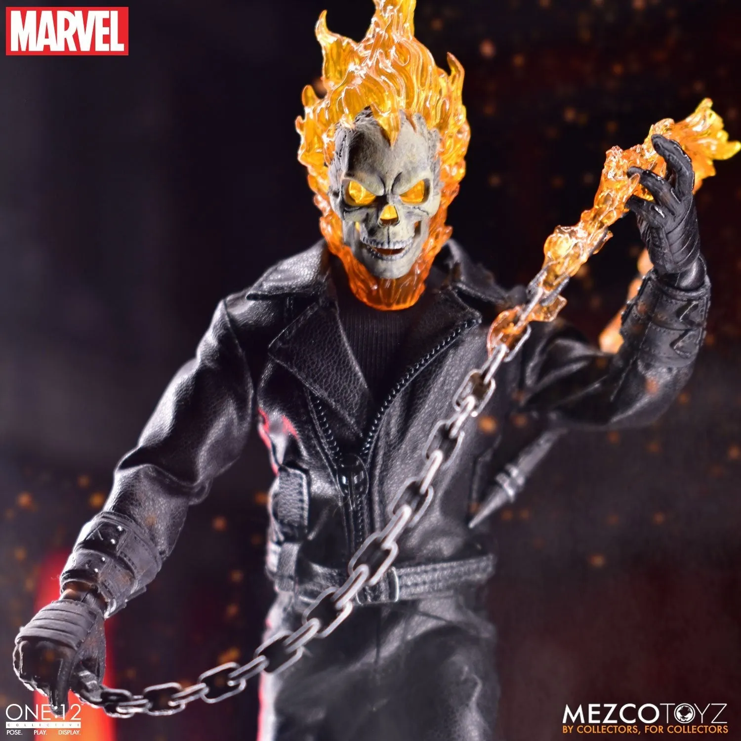 Mezco Toys ONE:12 Collective -  Marvel Universe - Ghost Rider & Hell Cycle Set