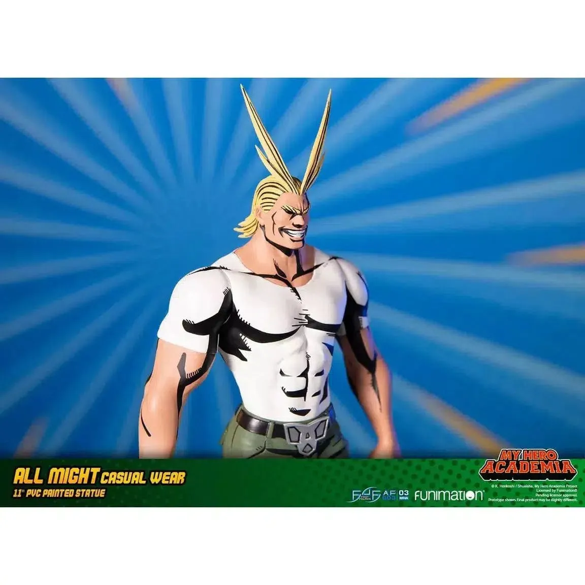 My Hero Academia - All Might Statue (Casual Wear Version) - First 4 Figures - 11" PVC