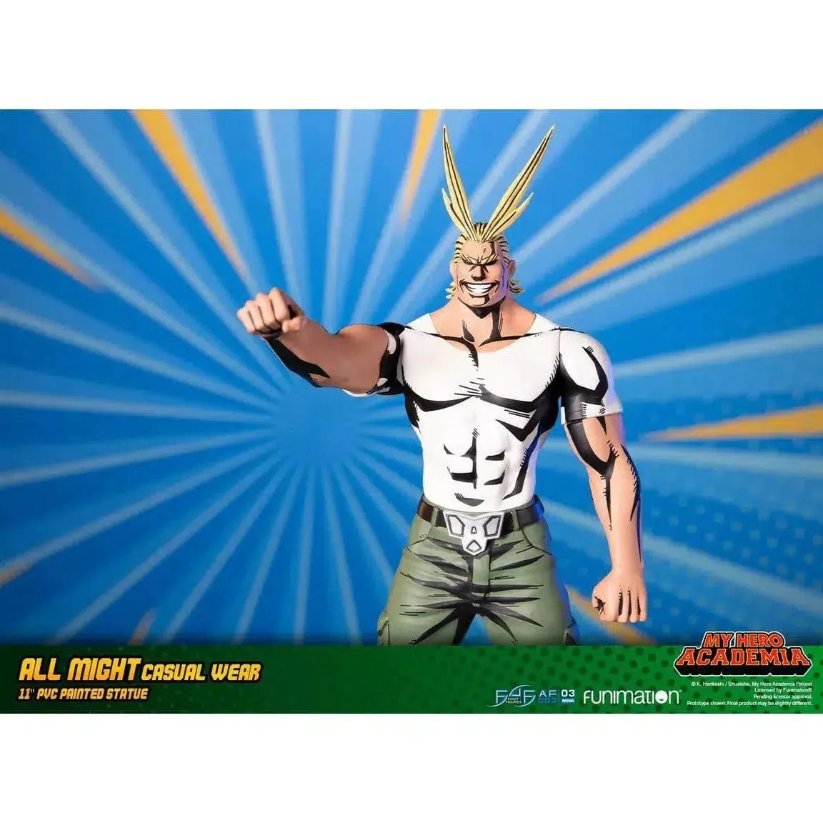 My Hero Academia - All Might Statue (Casual Wear Version) - First 4 Figures - 11" PVC