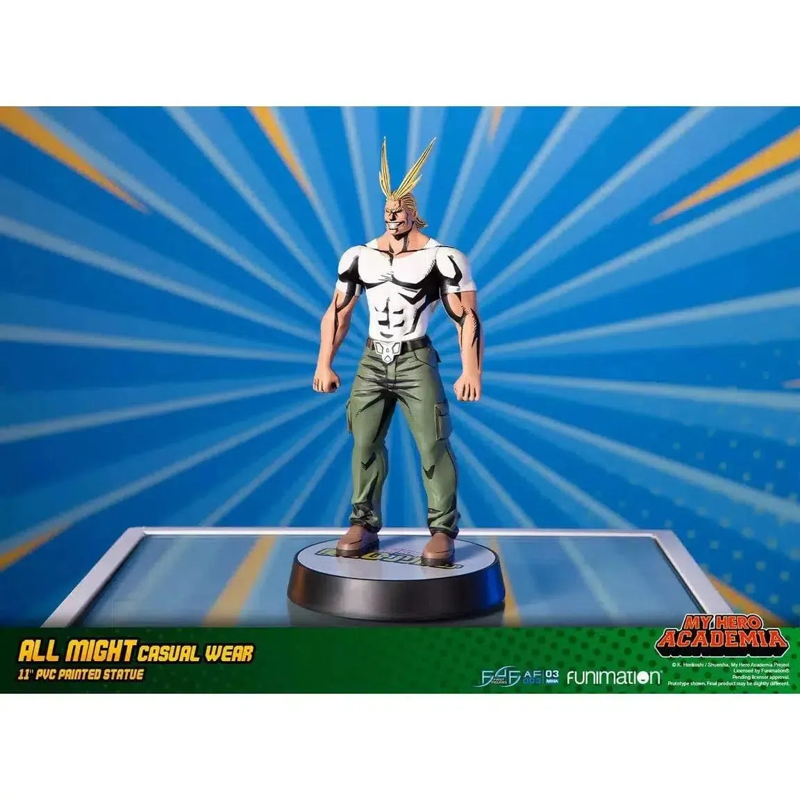 My Hero Academia - All Might Statue (Casual Wear Version) - First 4 Figures - 11" PVC