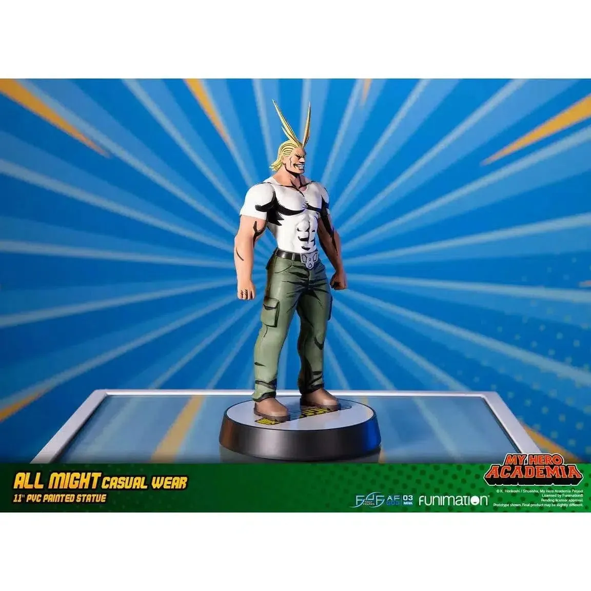 My Hero Academia - All Might Statue (Casual Wear Version) - First 4 Figures - 11" PVC