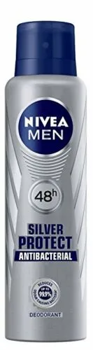 Nivea for Men Silver Protect Dynamic Power Anti-Bacterial Antiperspirant Spray 5 oz.