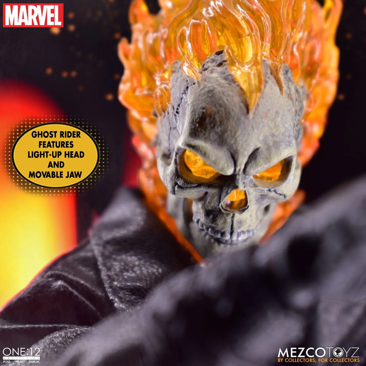 One 12 Collective Ghost Rider and Hell Cycle Set (Display Piece)