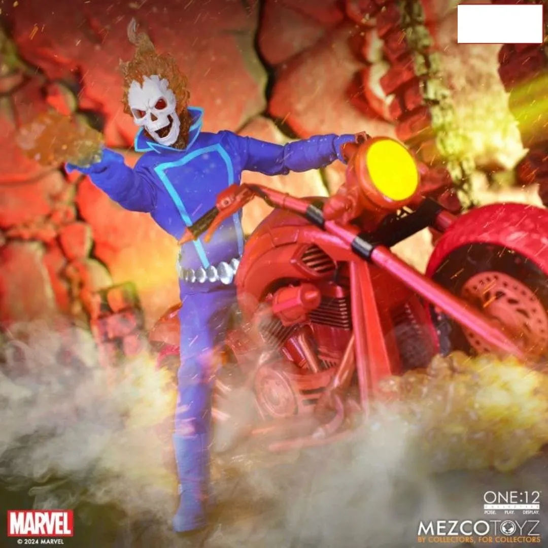 One:12 Collective Marvel Ghost Rider & Hell Cycle (Vengeance Edition) Action Figure Set