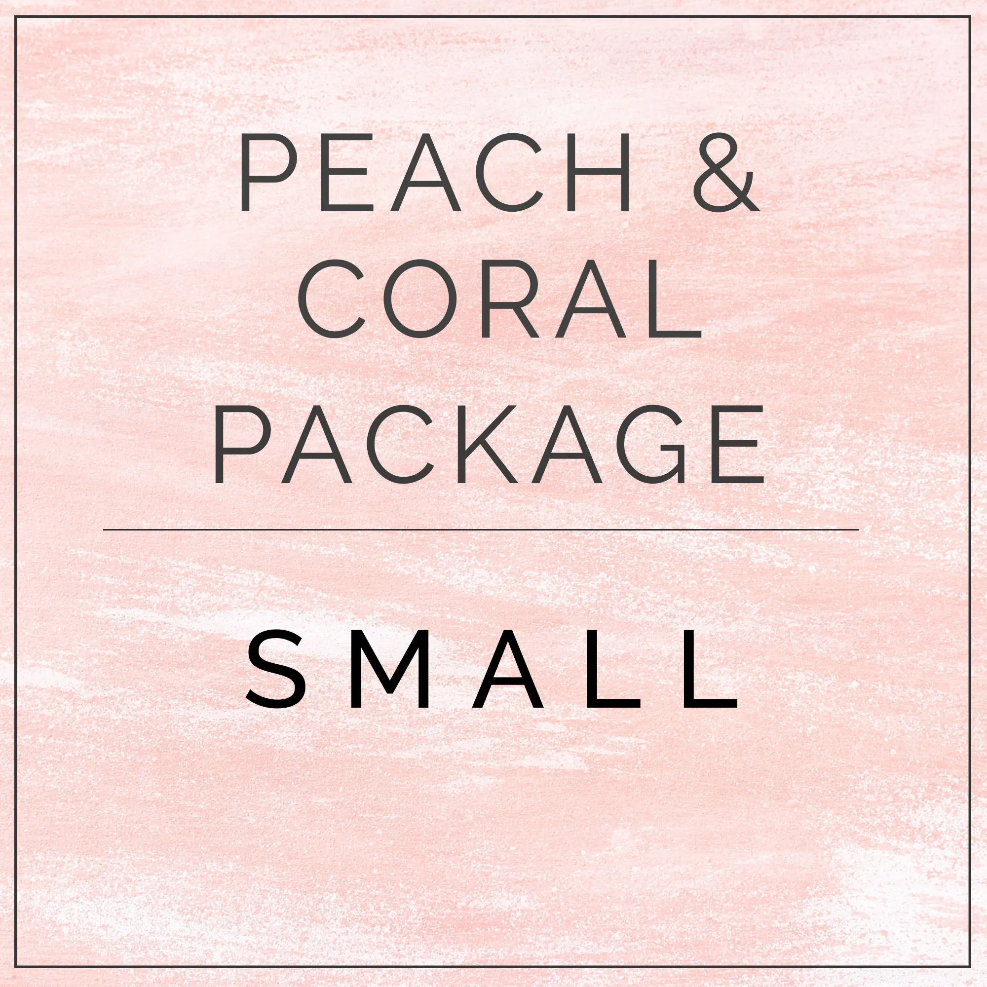 Peaches and Coral- Small Package