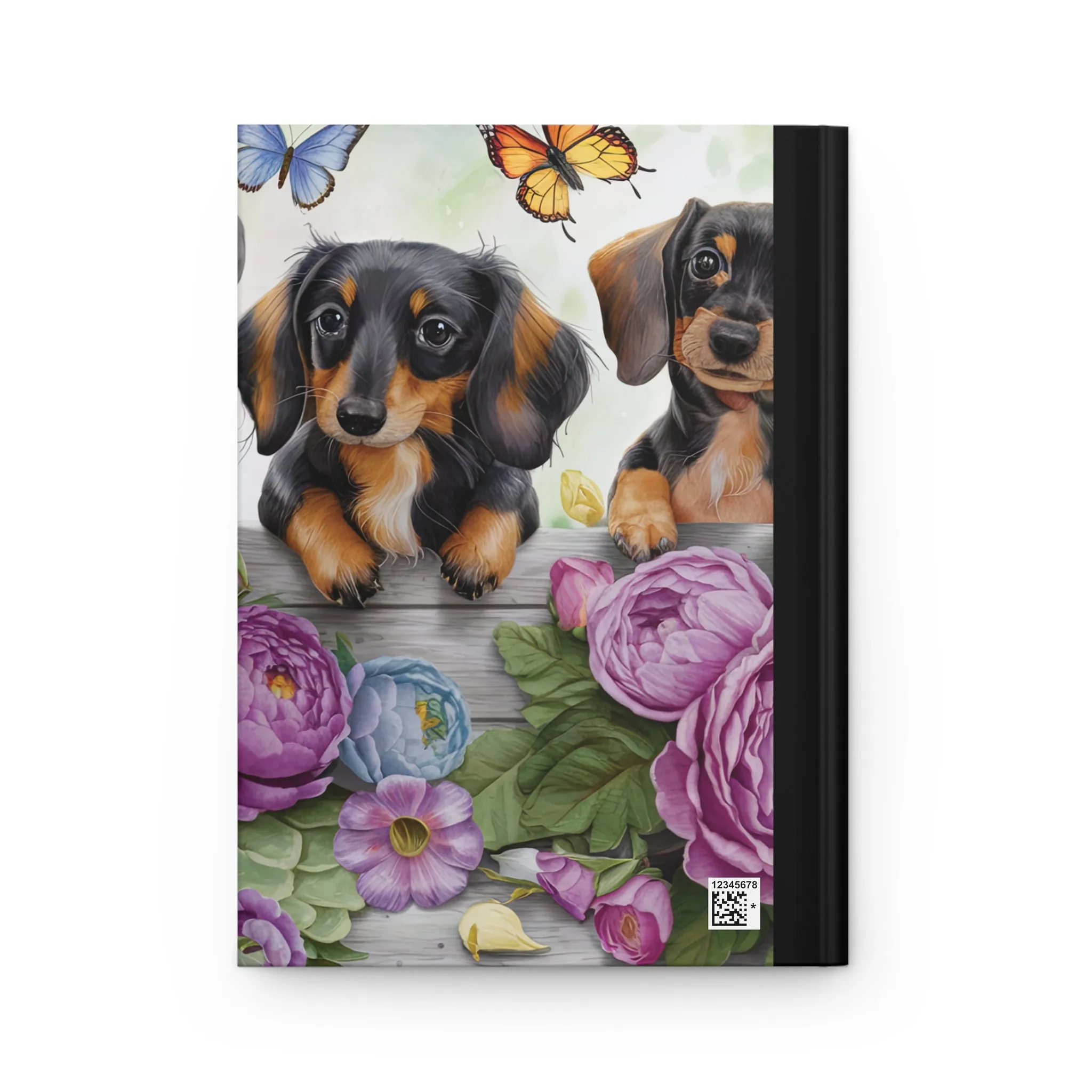 Personalised Hardcover Journal Matte, Dachshund, awd-1672