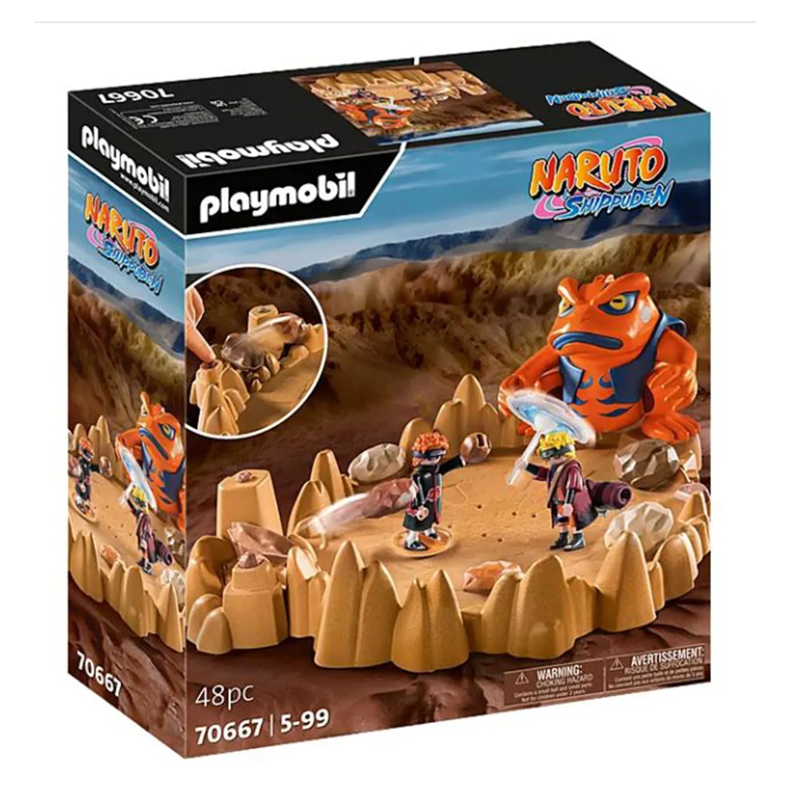 Playmobil Naruto Shippuden Naruto Vs Pain Building Set 70667