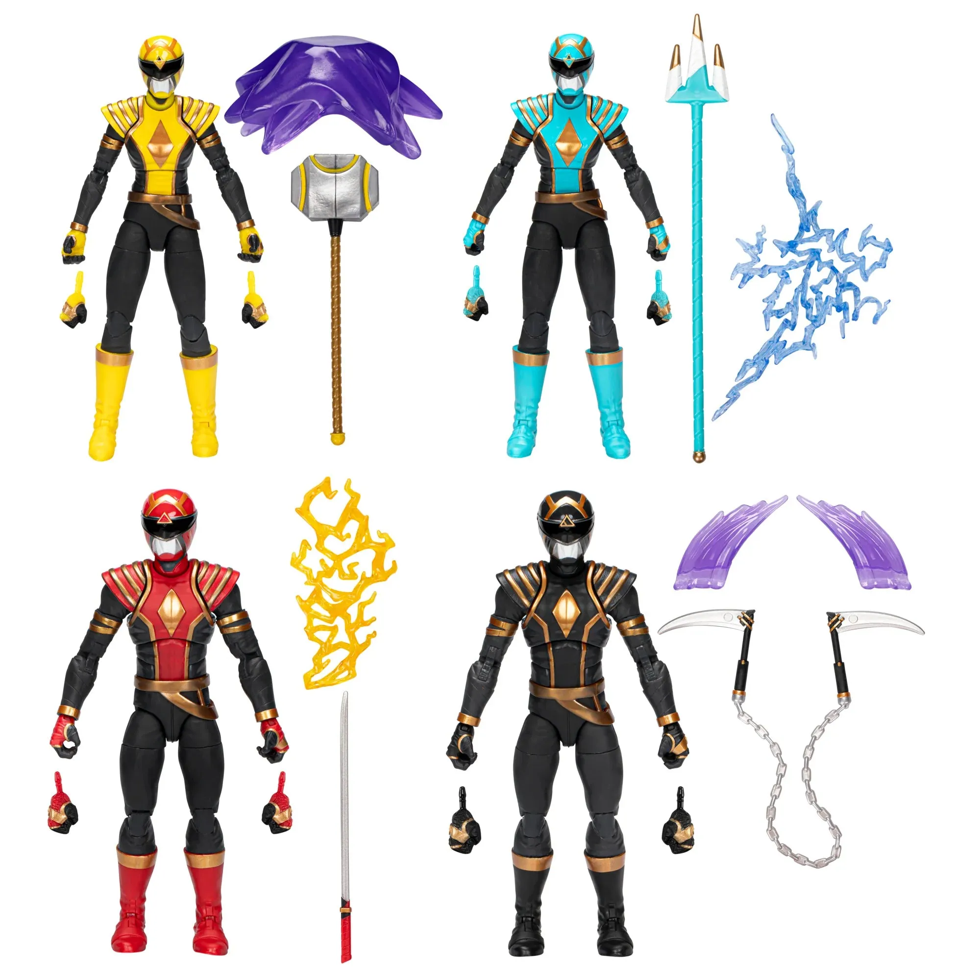 Power Rangers: Lightning Collection - HasCon 2023 - Omega Rangers 4-Pack Exclusive (F8780) LAST ONE!