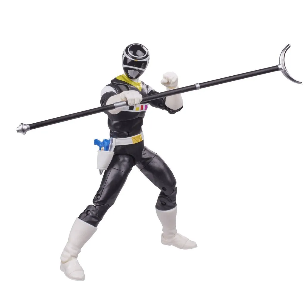 Power Rangers Lightning Collection - In Space Black Ranger Action Figure (E8963) LOW STOCK